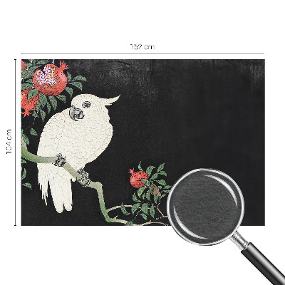 Papel de parede decorativo Papagaio-romã