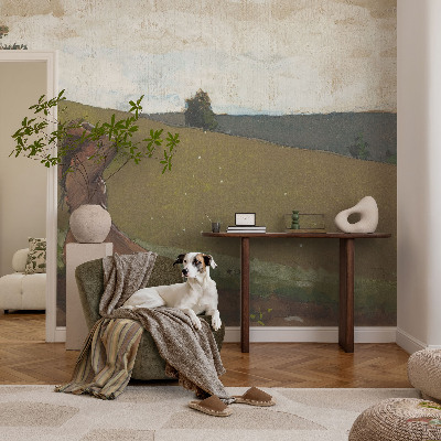 Mural de fotos na parede Uma cena tranquila