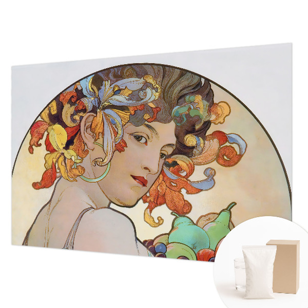 Papel de parede para sala Art Nouveau colorido