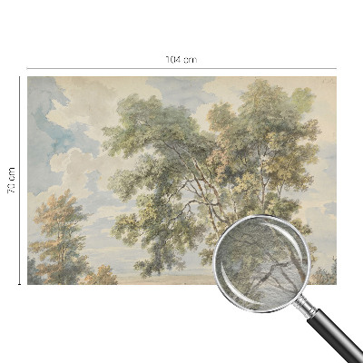 Mural de fotos na parede Natureza romântica