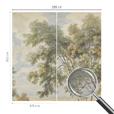 Mural de fotos na parede Natureza romântica