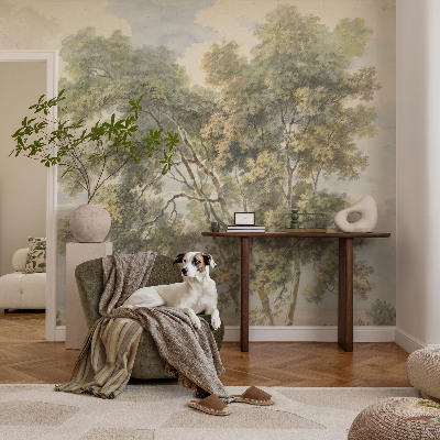 Mural de fotos na parede Natureza romântica