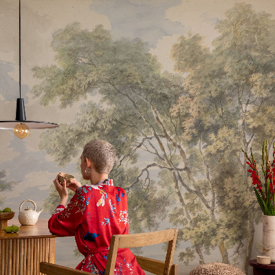 Mural de fotos na parede Natureza romântica