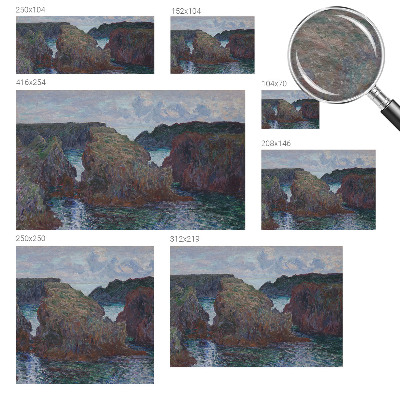 Mural fotográfico Costa rochosa