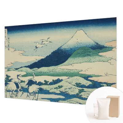 Papel de parede para sala Garças e montanhas