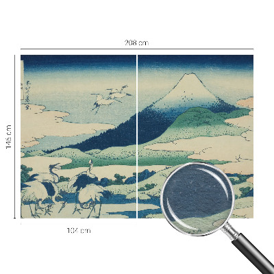 Papel de parede para sala Garças e montanhas