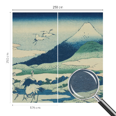 Papel de parede para sala Garças e montanhas