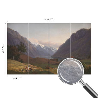 Papel de parede fotográfico Panorama da montanha