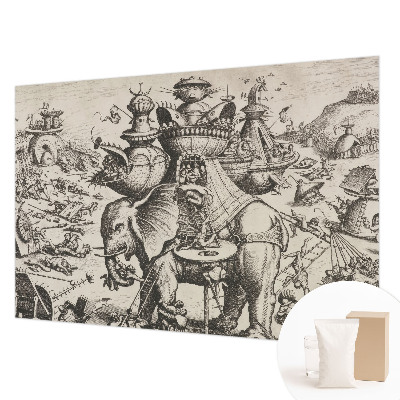 Papel de parede para quarto Uma batalha grotesca