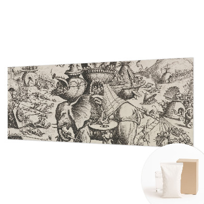 Papel de parede para quarto Uma batalha grotesca