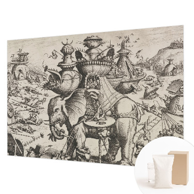 Papel de parede para quarto Uma batalha grotesca