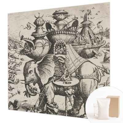 Papel de parede para quarto Uma batalha grotesca