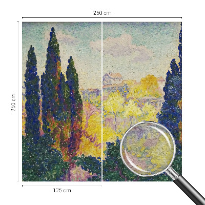 Papel de parede para sala Paisagens impressionistas
