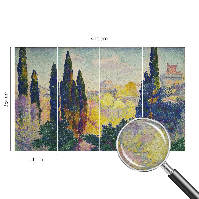 Papel de parede para sala Paisagens impressionistas