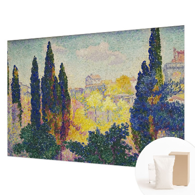 Papel de parede para sala Paisagens impressionistas
