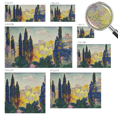Papel de parede para sala Paisagens impressionistas