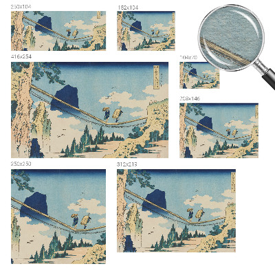 Papel de parede decorativo Ponte da montanha