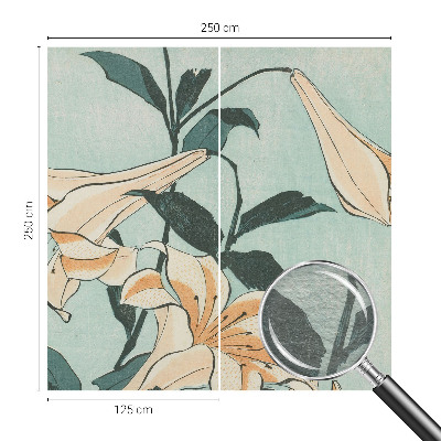 Papel de parede Lírios delicados