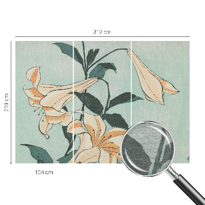 Papel de parede Lírios delicados
