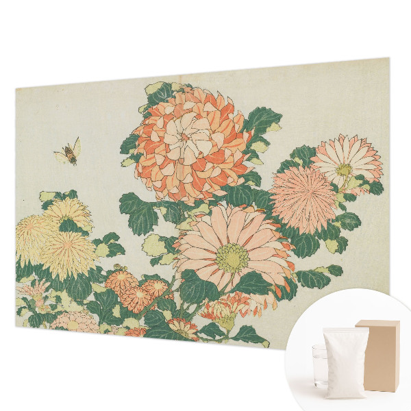 Mural de parede flores de crisântemo