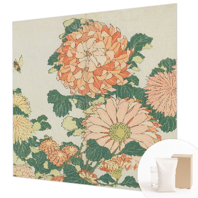 Mural de parede flores de crisântemo