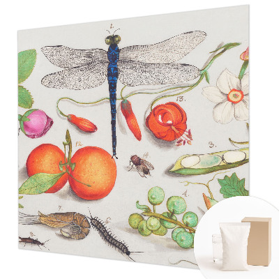 Papel de parede para sala Ilustração da natureza