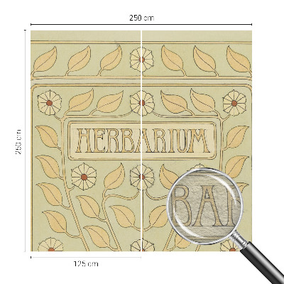 Papel de parede decorativo Ornamento de planta
