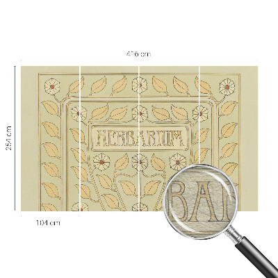 Papel de parede decorativo Ornamento de planta