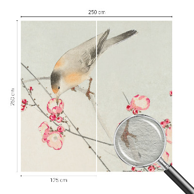 Papel de parede Pássaro florido