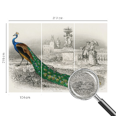 Fotomural Penas coloridas