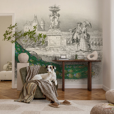 Fotomural Penas coloridas