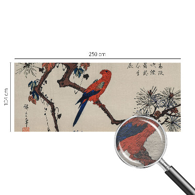 Papel de parede fotográfico Um pássaro num galho