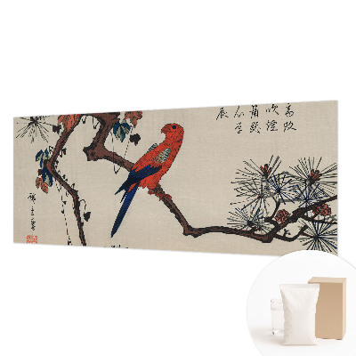 Papel de parede fotográfico Um pássaro num galho