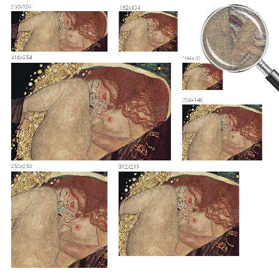 Mural de fotos na parede Ato sensual