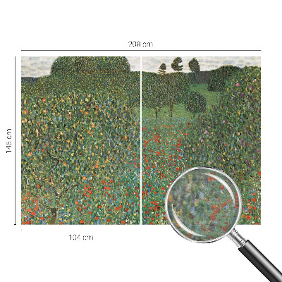 Papel de parede para sala Prado florido