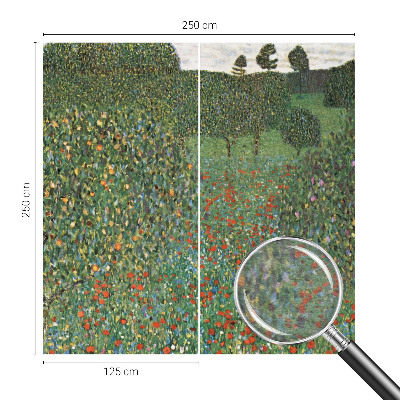 Papel de parede para sala Prado florido