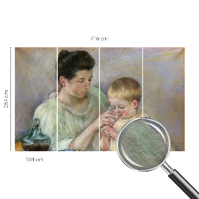 Papel de parede para quarto cuidados parentais