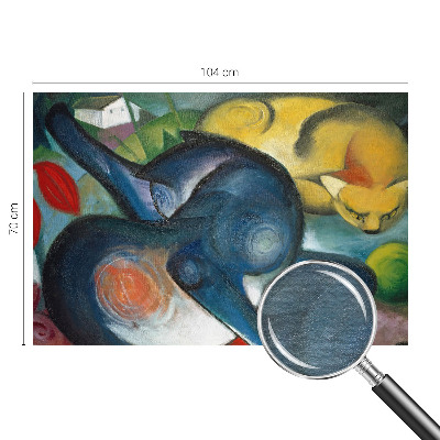 Papel de parede decorativo Arte de gato