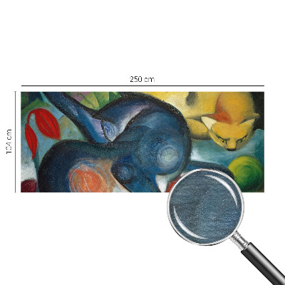 Papel de parede decorativo Arte de gato