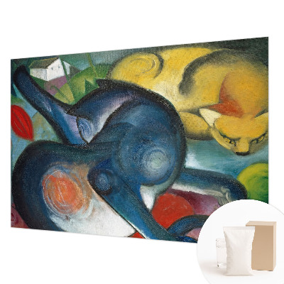 Papel de parede decorativo Arte de gato