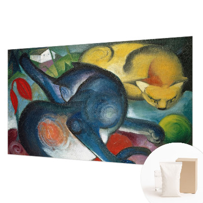 Papel de parede decorativo Arte de gato