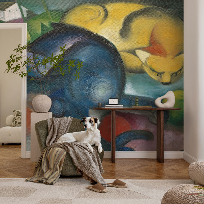 Papel de parede decorativo Arte de gato