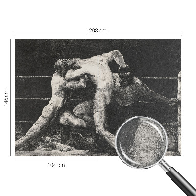 Mural fotográfico Duelo de boxeadores