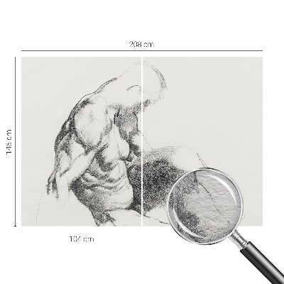 Papel de parede Esboço masculino