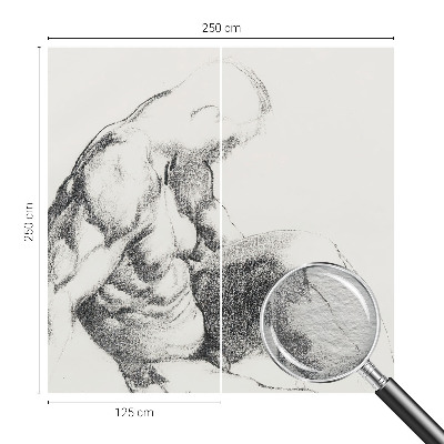 Papel de parede Esboço masculino