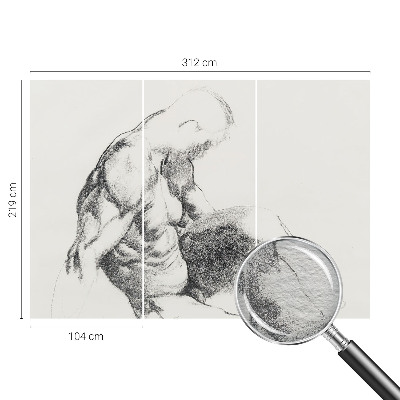 Papel de parede Esboço masculino