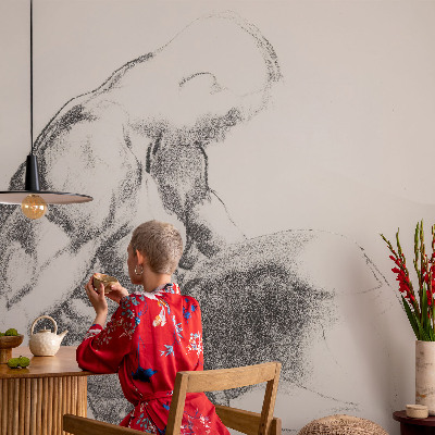 Papel de parede Esboço masculino