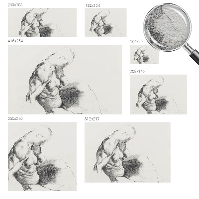 Papel de parede Esboço masculino