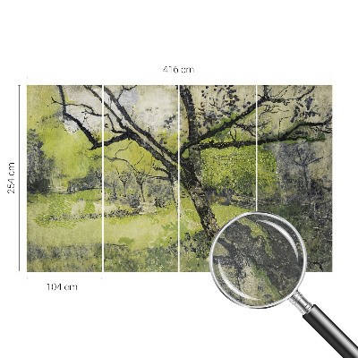 Mural de fotos na parede Parque da primavera