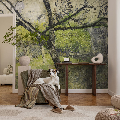 Mural de fotos na parede Parque da primavera